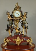 Zegar kominkowy figuralny ogromny 71 cm Francja