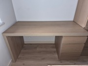 Biurko Malm jasny dąb Ikea - stan idealny!