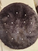 Betet- czapka z angory obwód 52 cm