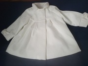 Płaszczyk biały Mayoral Newborn 75 cm