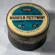 Foton Mikrofilm Pozytywowy 35mm 17m PRL Warszawa Oryginał