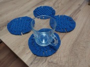 Podstawki pod szklanki makrama rękodzieło