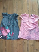 Dwie sukienki Peppa 92-98