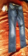 Teddy Smith Pixie st used vintage spodnie nowe z metką W24 size 24 L