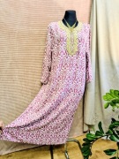 Długa maxi sukienka z długim rękawem na lato orientalna boho r. L/XL 40/42