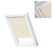 Roleta zaciemniająca 78x118 M06 1085WL VELUX DKL Beż białe prowadnice