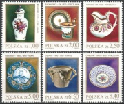 Wyroby artystyczne ceramika ** kompletna seria z 1981 roku
