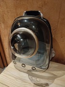 Plecak transporter dla kota przezroczysty z oknem 