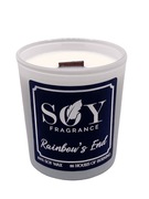 Świeca sojowa- Rainbow's End / Drewniany knot