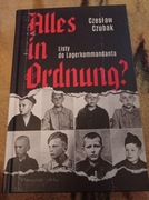 Alles on Ordnung.Listy do Lager komendanta.Czesław Czubak.