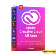 Adobe Creative Cloud – All Apps | Dostęp na 1 miesiąc | NA TWOJE KONTO