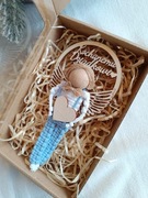 Anioł zawieszka Dzień Dziadka Kochanemu Dziadkowi spodnie niebieskie