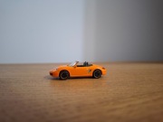 Porsche Boxster S Schuco 1:87 Pęknięcie szybki