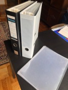 dwa segregatory z koszulkami + ofertówki