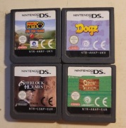 Zestaw 4 gier Dogz, Sherlock Holmes DS,Open Season