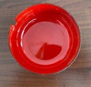 Popielniczka klubowa, lata 1950-1975 vintage, średnica 9 cm duża rzadkość 