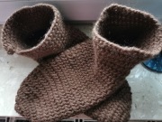 naalbinding skarpety tkane igłą 44 45 wełna reko wiking