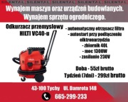 Wynajem ODKURZACZA PRZEMYSŁOWEGO HILTI 