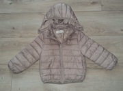 Beżowa Wiosenna Kurteczka Kurtka z Odpinanym Kapturem H&M r. 98/104