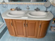 Szafka drewniana bateria Ambienta umywalka Ontario