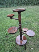 Kwietnik drewniany stojący vintage