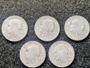 Srebrna moneta 2 zł złotych Głowa Kobiety 1932-33r. oryginał