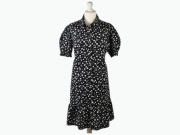 Bawełniana sukienka Dorothy Perkins 100% Cotton, kwiaty & bufki 46/3XL