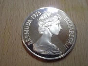 Bermudy rok 1975. Elżbieta II.