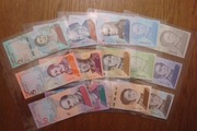 Wenezuela zestaw banknotów 14  sztuk stan 1