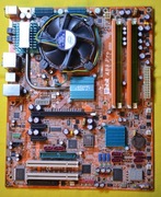 ABIT AB9 PRO INTEL SOCKET 775 + CORE 2 DUO E6600 + GEIL 2x1GB DDR2 + CHŁODZ