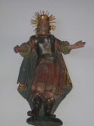 18 wieczna rzeźba drewniana  św. Wacława 