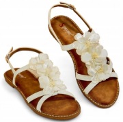 Sandały damskie białe 39