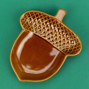 Porcelanowy Talerz Żołądź Everleaf