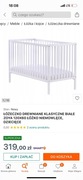 Łóżeczko 120*60 + materac Manufaktura materacu