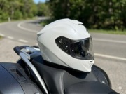 Scorpion Exo 1400 Air kask z blendą biały perłowy rozmiar M 58cm