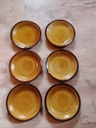 Talerzyki deserowe z fabryki Chodzież 