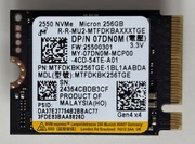 Dysk SSD M.2 NVMe Micron 256GB 