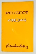 Peugeot 404 peugeot 404 Betriebsanleitung - Instrukcja obsługi 