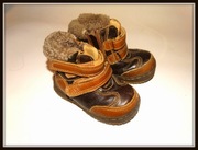 Dashan_ Trzewiki skórzane ocieplane wełną R. 22