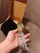 Pasek męski taktyczny nylonowy zielony 120 cm