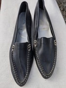 Pantofle damskie skórzane 41