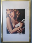 Tamara de Lempicka - woman with the dove 