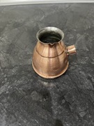 Tygielek do kawy, miedź vintage bez uchwytu