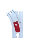 Rozjazd ze zwrotnicą do drewnianych torów kolejek Lidl, Ikea i.in.