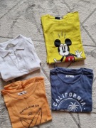 4 letnie bawełniane koszulki z krótkim rękawem dla chłopca roz 128