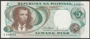 Filipiny 5 piso 1969 - Andres Bonifacio - L - stan bankowy UNC