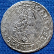 Jan Kazimierz, szóstak koronny 1665AT