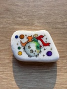 Mały książe, magnes na lodówkę, malowany kamień