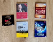 Zestaw 5 audiobooków + DVD: Knight, Maxwell, Drucker, Kopińska, Hawking