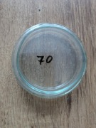 Szalka Petriego, 70mm szkło PRL, nieużywana 